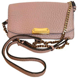 Burberry woodbury pink leather handbag