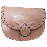 Pinko love bag pink leather handbag