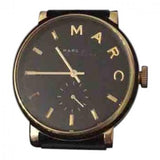 Marc Jacobs black steel watch