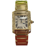 Cartier tank française yellow yellow gold watch