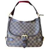 Louis Vuitton brown cloth handbag