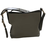 Lancel grey leather handbag