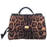 Dolce & Gabbana sicily brown leather handbag