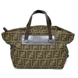 Fendi brown cloth handbag
