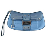 Dior blue cloth clutch bag