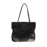 Prada black leather handbag