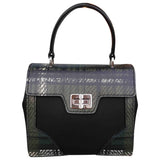 Prada black leather handbag