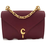 Dior c'est dior burgundy leather handbag
