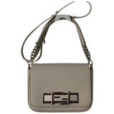 Fendi beige leather handbag