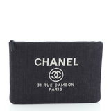Chanel Deauville Blue Denim - Jeans Handbag