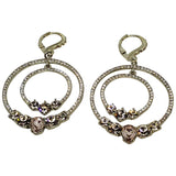 Givenchy gold metal earrings