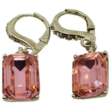 Givenchy pink metal earrings