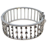 Givenchy silver metal bracelets