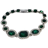 Givenchy green metal bracelets
