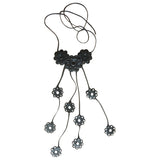Prada black leather necklaces