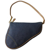 Dior saddle navy denim - jeans clutch bag