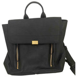 3.1 Phillip Lim black leather backpacks