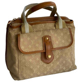 Louis Vuitton beige cloth handbag