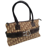 Dior brown cloth handbag