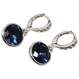 Givenchy blue metal earrings