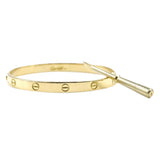 Cartier love gold yellow gold bracelets
