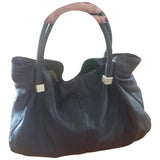 Chanel brown leather handbag