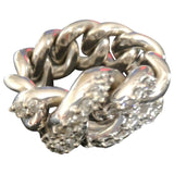 Pomellato silver white gold rings