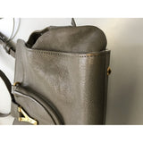 Yves Saint Laurent chyc grey leather handbag