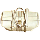 Gucci boston white leather handbag