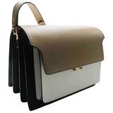 Marni trunk multicolour leather handbag