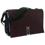 Proenza Schouler ps elliot  burgundy leather handbag