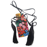 Attico multicolour silk handbag