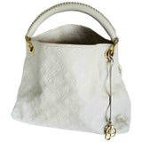 Louis Vuitton artsy white leather handbag