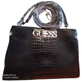 Guess black synthetic handbag