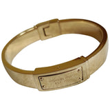Michael Kors yellow metal bracelets