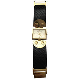 Michael Kors black steel watch