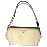 Prada tessuto  beige synthetic handbag