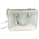 Prada galleria beige leather handbag