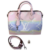 Louis Vuitton speedy bandoulière multicolour leather handbag