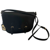 Polo Ralph Lauren black leather handbag