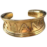 Chanel chanel gold metal bracelets