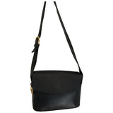Lancel blue leather handbag