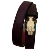 Bvlgari serpenti purple ostrich bracelets