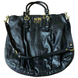 Coach madison black leather handbag