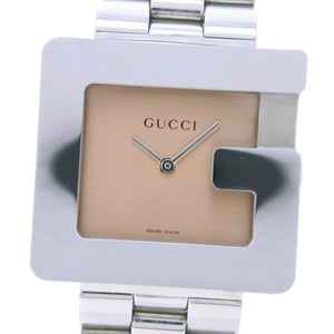 Gucci silver steel watch