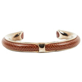 Hermès kyoto brown lizard bracelets