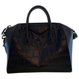 Givenchy antigona black leather handbag