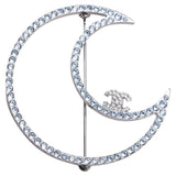 Chanel cc silver silver plated pins & brooches