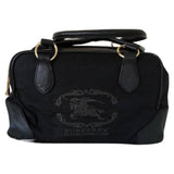 Burberry black cloth handbag