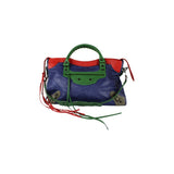 Balenciaga city multicolour leather handbag